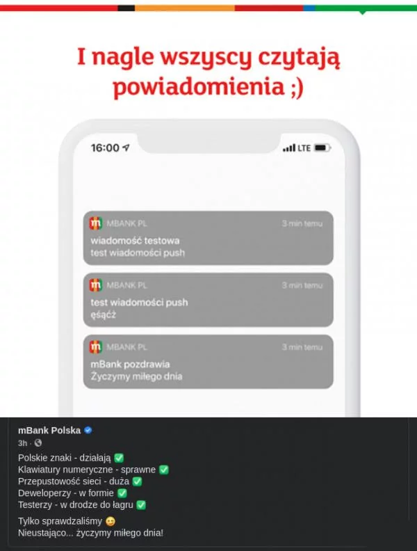 mbank powiadomienia mobile push